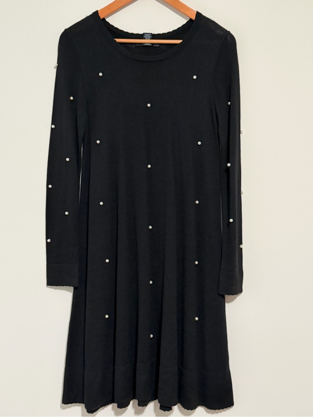 Joan Vass NY Pearl Embellished